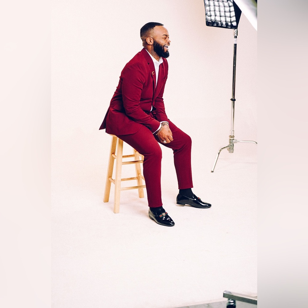 Zara - Burgundy Suit